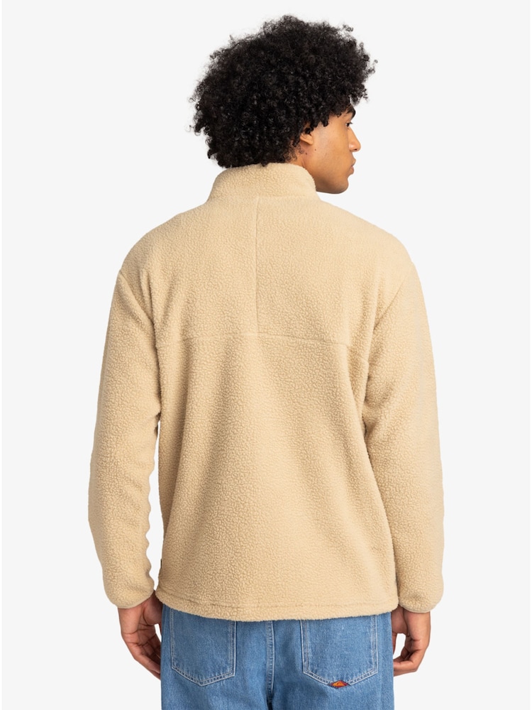 Quiksilver Cream Clean Coast Borg Full Zip Fleece Jacket - Image 2 of 6