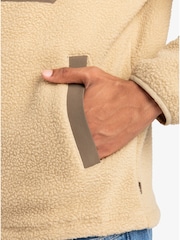 Quiksilver Cream Clean Coast Borg Full Zip Fleece Jacket - Image 6 of 6