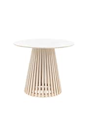 Gallery Home Natural Oujda Marble Round Dining Table - Image 6 of 6