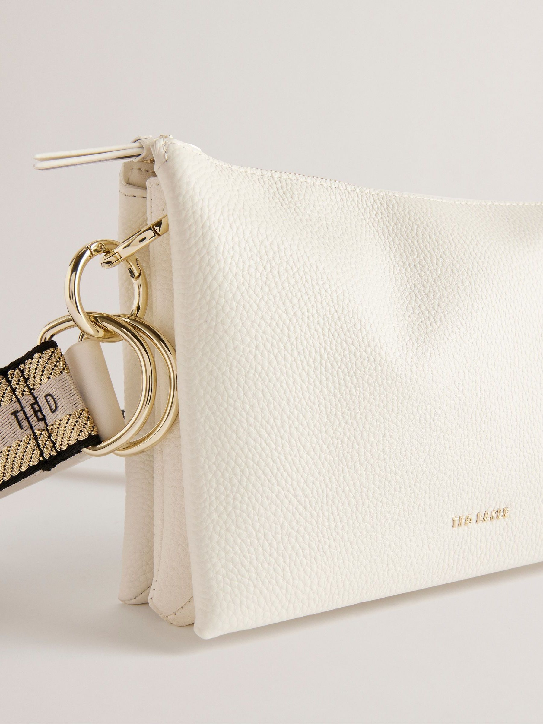 Ted baker white clutch bag deals