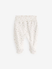 Mamas & Papas Cream 100% Cotton Welcome To The World Bodysuit And Legging Set 2 Piece - Image 4 of 4