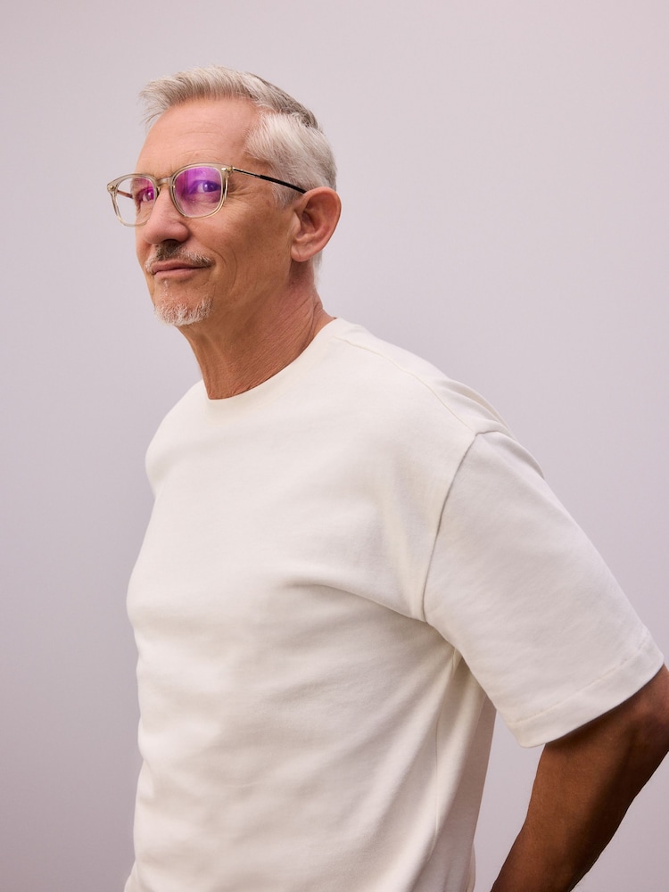 Blanc ivoire - Coupe ample - T-shirt épais - Image 3 of 6