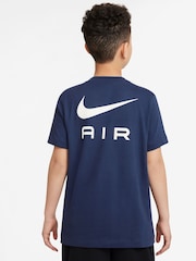 Nike Midnight Navy 100% Cotton Air T-Shirt - Image 2 of 3