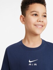 Nike Midnight Navy 100% Cotton Air T-Shirt - Image 3 of 3