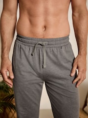 Navy Blue /Grey Open Hem Lasting Fresh Rich Pyjama Bottoms 2 Pack - Image 7 of 14