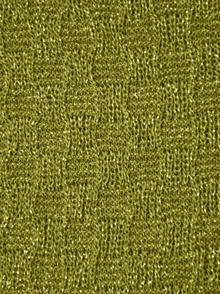 Ro&Zo Green Sheer Sparkle Knit Flared Trousers - Image 7 of 7