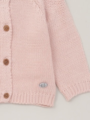 Rock-A-Bye Baby Boutique Cosy 100% Cotton Knit Cardigan - Image 2 of 3