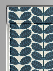 Orla Kiely Whale Blue Botanica Stem Made to Measure 100% Cotton Roman Blinds - Image 3 of 6