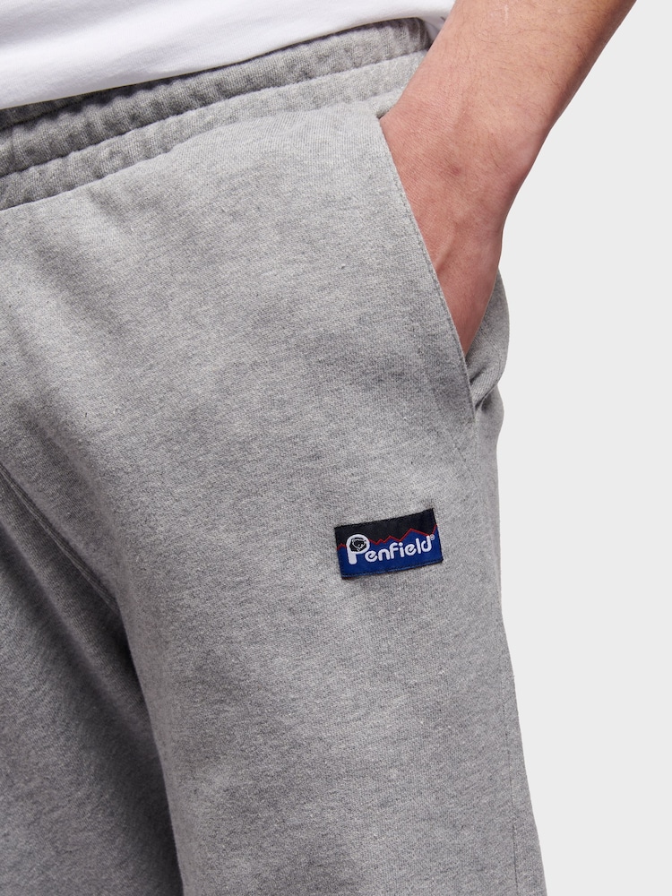 Penfield Grey Mens Relaxed Fit 100% Cotton Original Logo Joggers - Image 4 of 6