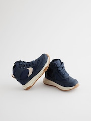 Navy Water Repellant Zip Walker Boots - Image 3 of 6