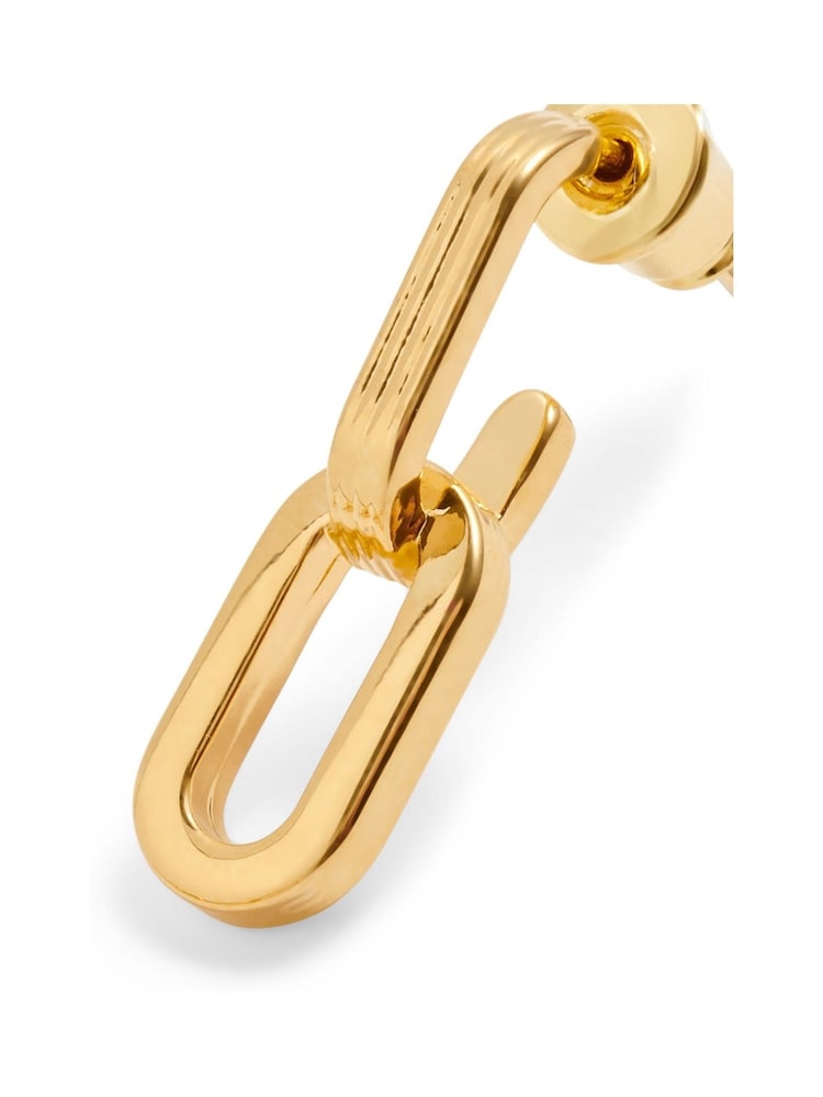 Katie Loxton Gold Tone Arabella Waterproof Hoop Earrings - Image 1 of 4