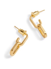 Katie Loxton Gold Tone Arabella Waterproof Hoop Earrings - Image 3 of 4