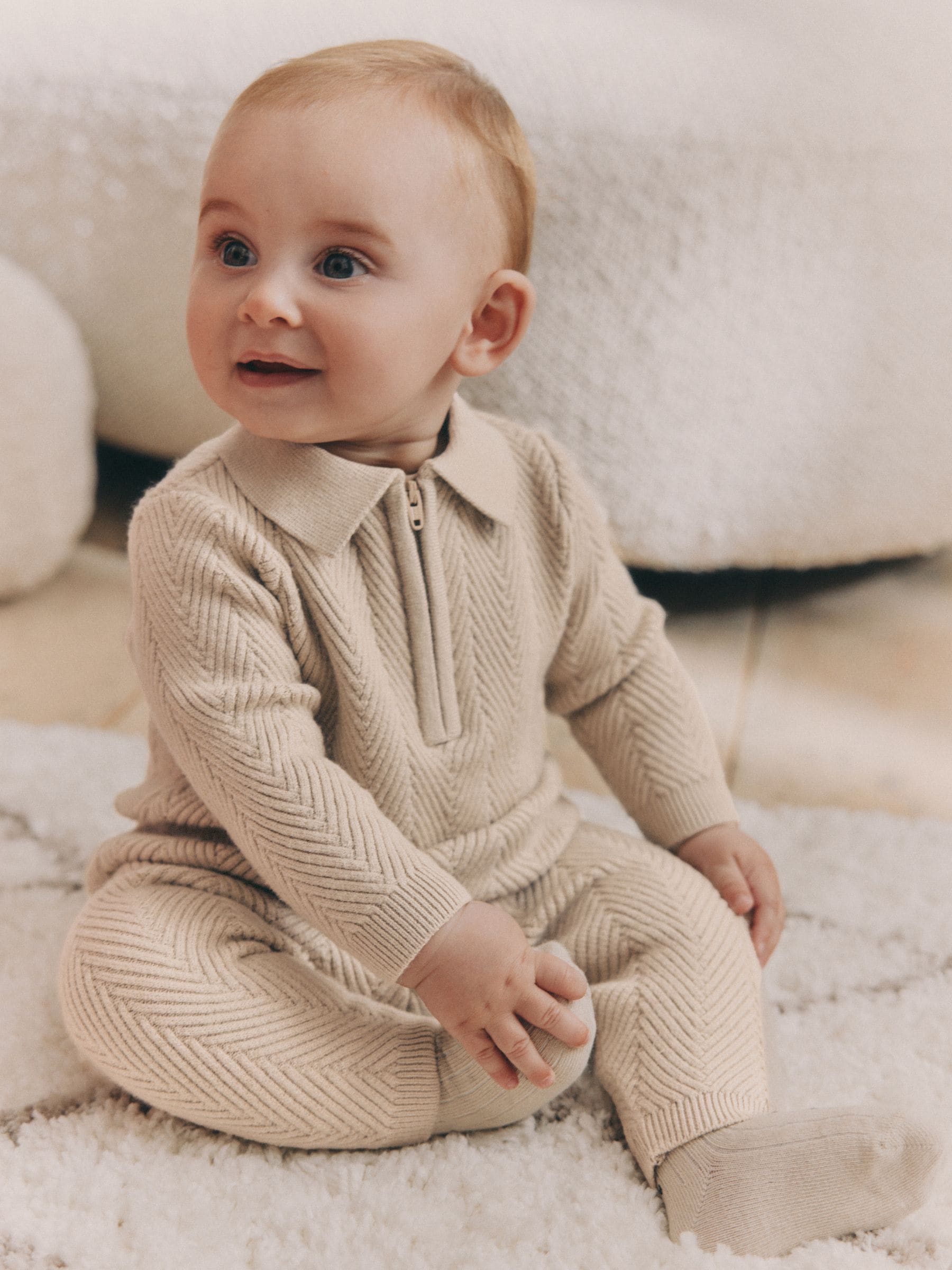 Buy Neutral Baby Knitted Jumper and Leggings Set 0mths 2yrs from Next Luxembourg