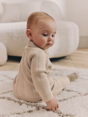Neutral Baby Knitted Jumper and Leggings Set (0mths-2yrs) - Image 3 of 16