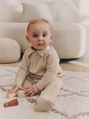 Neutral Baby Knitted Jumper and Leggings Set (0mths-2yrs) - Image 5 of 16