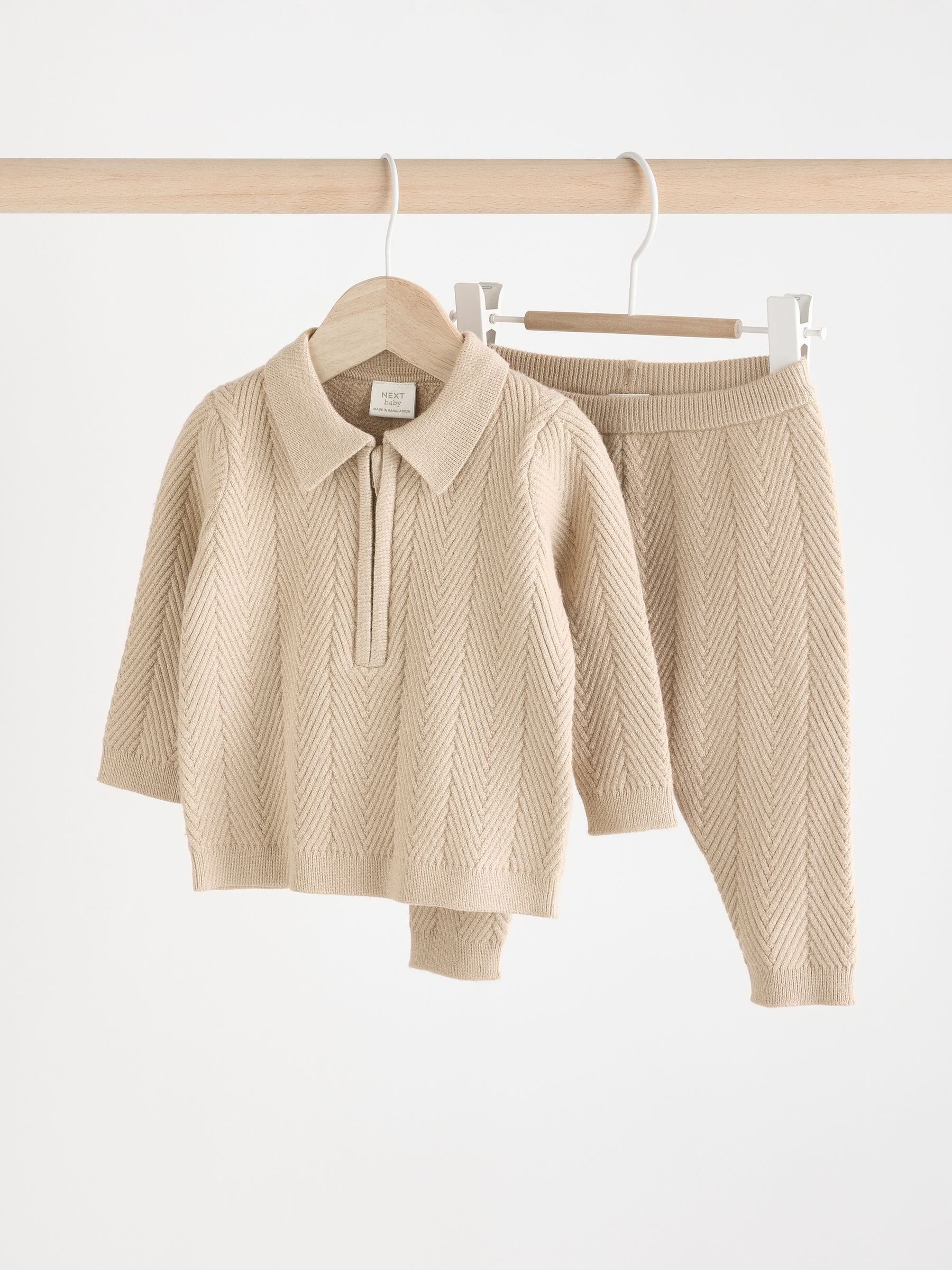 Buy Neutral Baby Knitted Jumper and Leggings Set 0mths 2yrs from Next United Arab Emirates