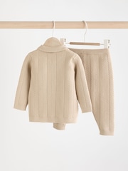 Neutral Baby Knitted Jumper and Leggings Set (0mths-2yrs) - Image 8 of 16