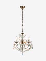 Shabby Chic by Rachel Ashwell® Brass Cordelia Small Chandelier - Image 4 of 4