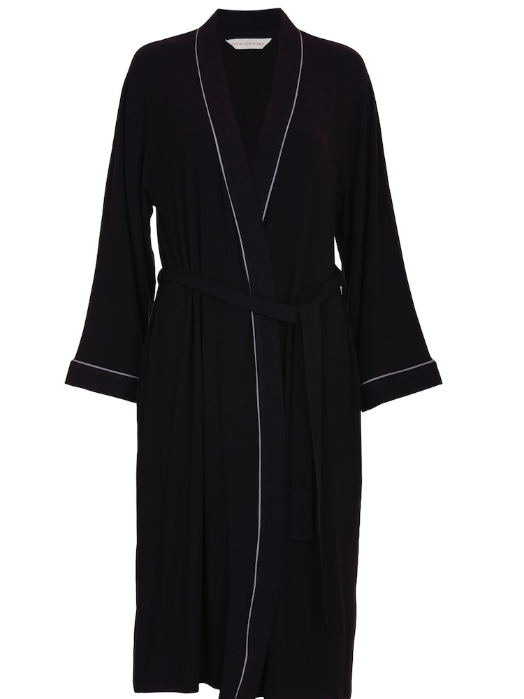 Cyberjammies Black Long Jersey Dresssing Gown - Image 4 of 4