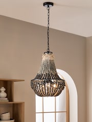 Black Tahlia 3 Light Chandelier Ceiling Light Fitting - Image 1 of 4
