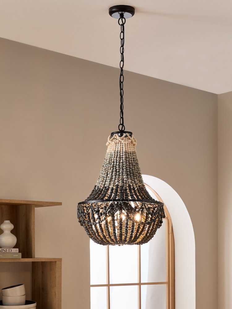 Black Tahlia 3 Light Chandelier Ceiling Light Fitting - Image 1 of 4