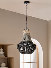 Black Tahlia 3 Light Chandelier Ceiling Light Fitting - Image 2 of 4