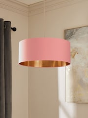 Pink Rico Easy Fit Shade Drum Ceiling Light - Image 2 of 4