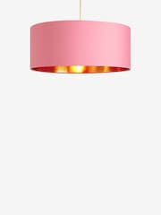 Pink Rico Easy Fit Shade Drum Ceiling Light - Image 4 of 4