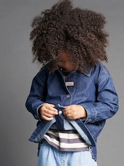 KIDLY Blue Denim 100% Cotton Overshirt - Image 2 of 6