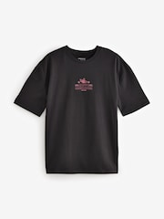 Черное/красное японское дерево - Christmas 100% Cotton T-Shirt - Изображение 5 из 8