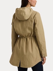 Lauren Ralph Lauren Anorak Hooded Tan Brown Jacket - Image 7 of 10