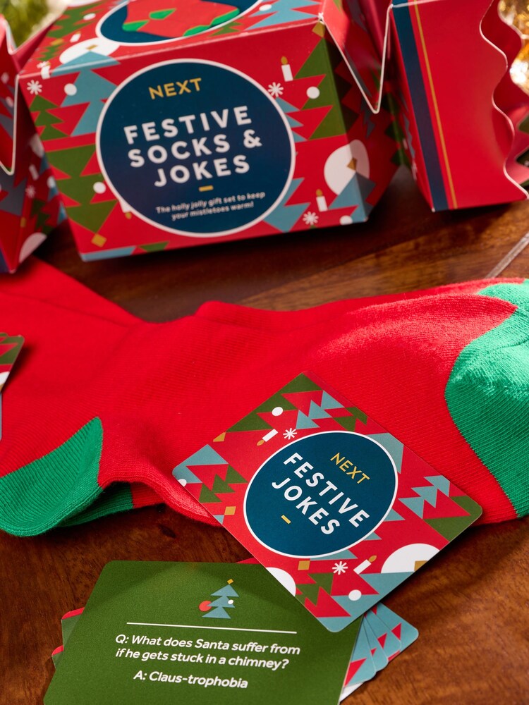 Festive Sock and Jokes Set - Image 3 of 3