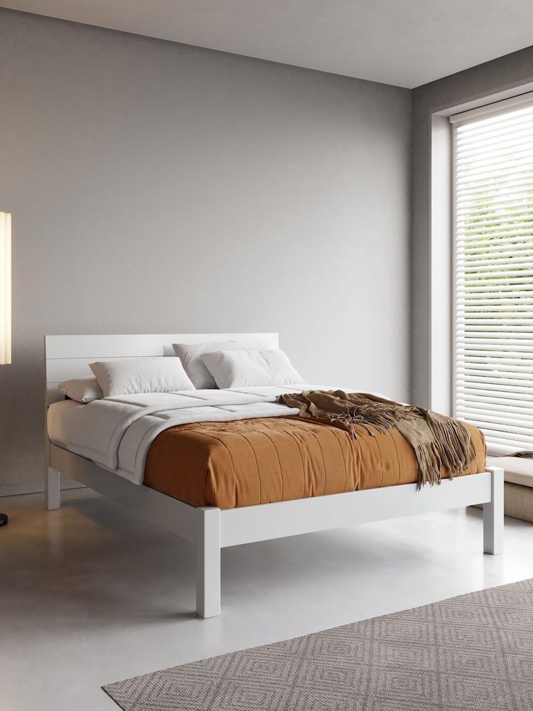 Get Laid Beds White Kensington Solid Wood Bed - Image 1 of 1