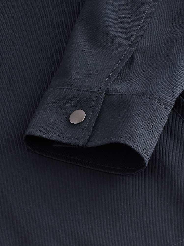 Granatowy - Twill Coach Jacket - Image 10 of 12