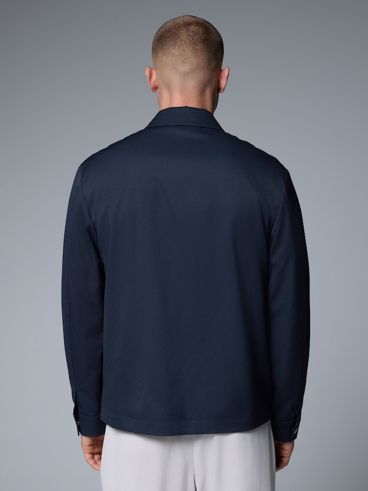 Granatowy - Twill Coach Jacket - Image 4 of 12