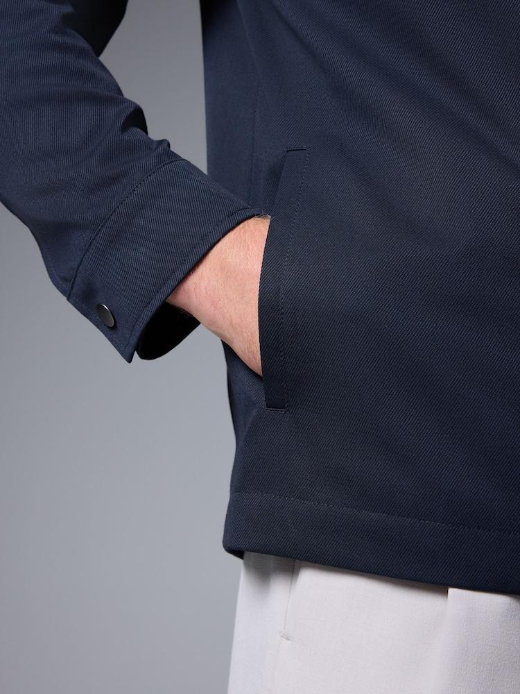Granatowy - Twill Coach Jacket - Image 5 of 12