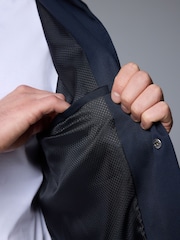 Navy Blue Twill Coach Jacket - Image 6 of 12