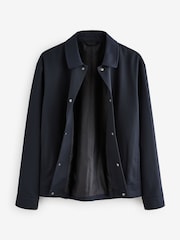 Navy Blue Twill Coach Jacket - Image 8 of 12