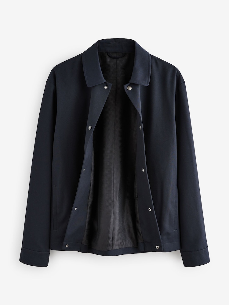 Granatowy - Twill Coach Jacket - Image 8 of 12