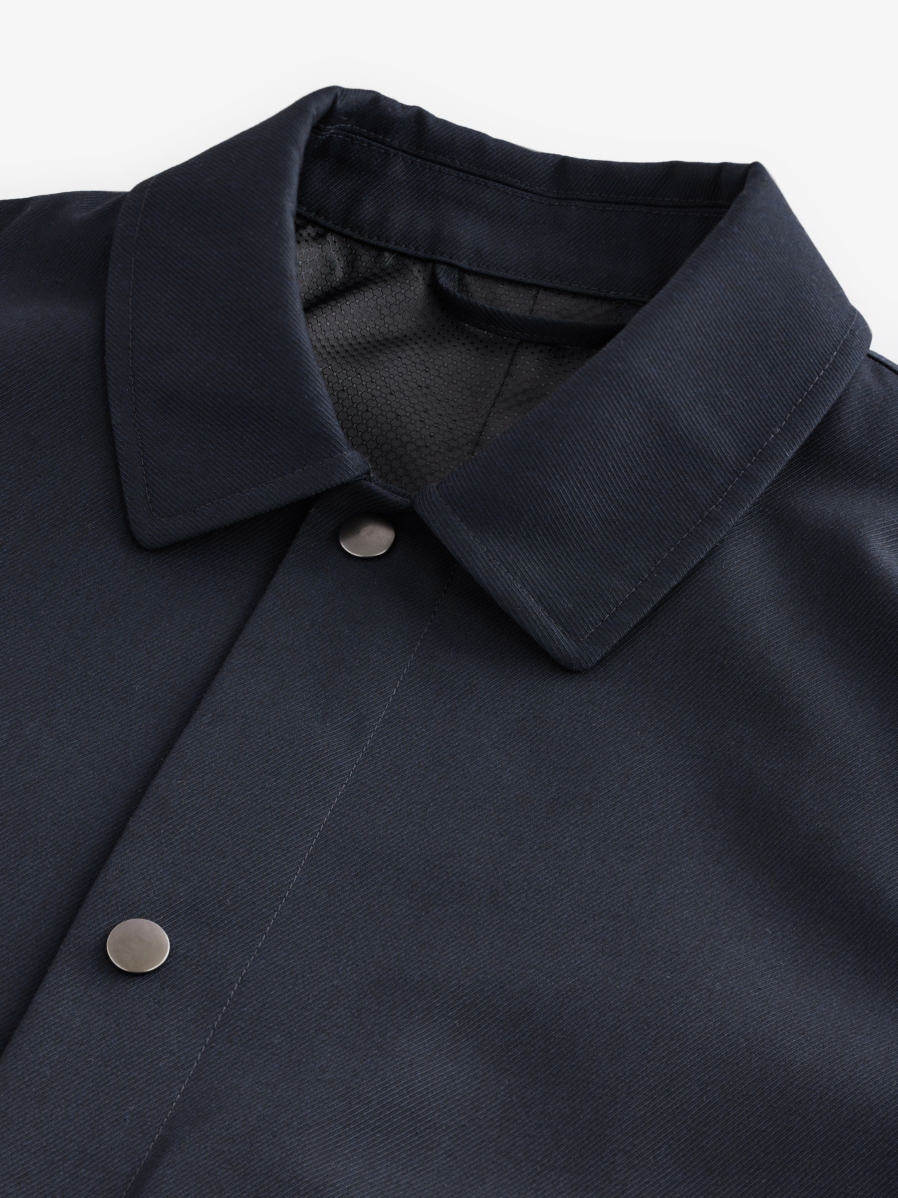 Buy Navy Blue Plain Smart Coach Jacket from Next USA