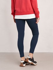 Seasalt Cornwall Blue Sea Dance Cotton Leggings - Image 2 of 5