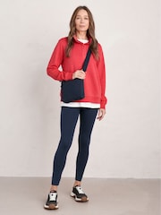 Seasalt Cornwall Blue Sea Dance Cotton Leggings - Image 3 of 5