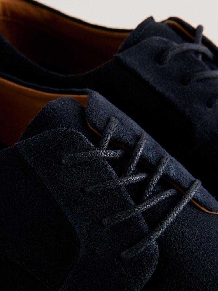 Ted Baker Blue Rregent Derby Shoes - Image 4 of 5