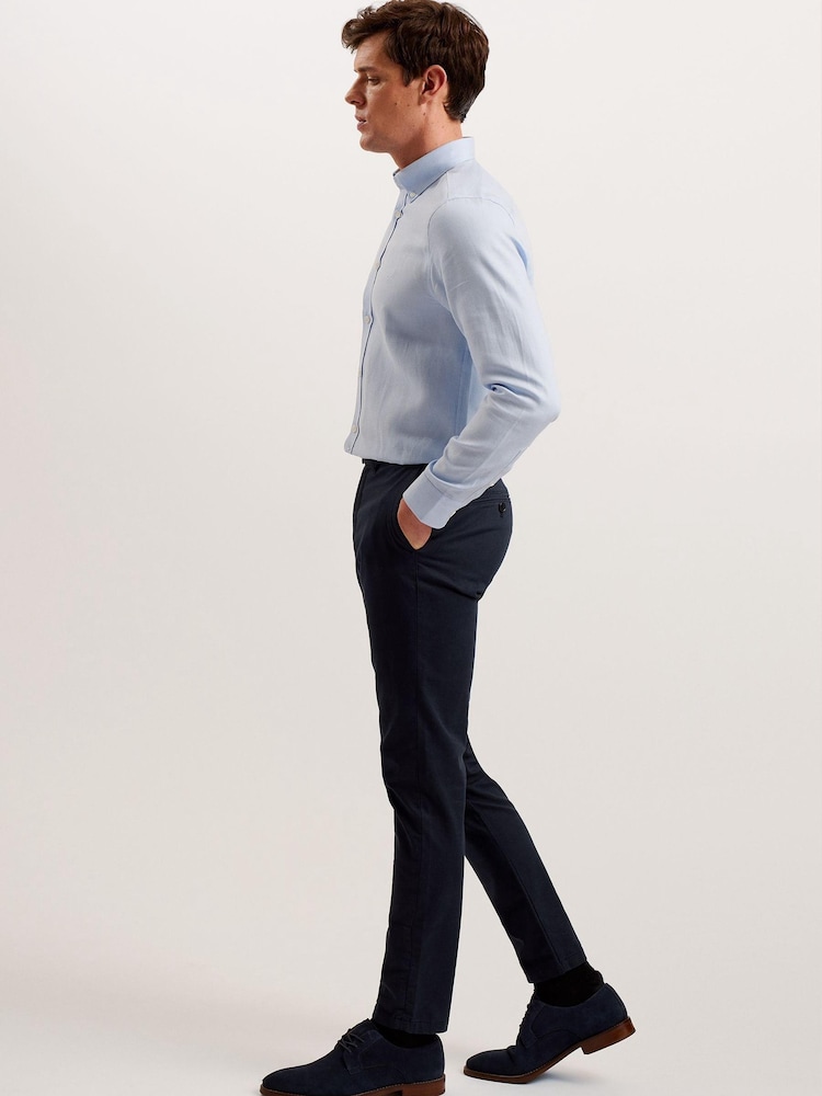 Ted Baker Blue Rregent Derby Shoes - Image 5 of 5