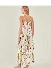 Accessorize White Botanical Strap Dress - Image 2 of 4
