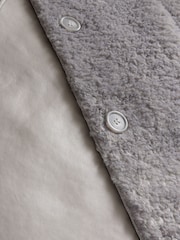 Grey Teddy Borg Coat - Image 5 of 6