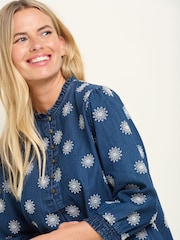 Brakeburn Blue Daisy Blouse - Image 5 of 6