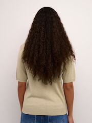 Kaffe Kalizza Short Sleeve Round Neck Pullover T-Shirt - Image 3 of 6