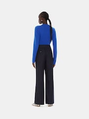 Whistles Blue Joanna Denim Straight Trousers - Image 3 of 5