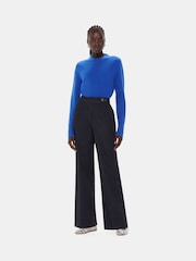 Whistles Blue Joanna Denim Straight Trousers - Image 4 of 5